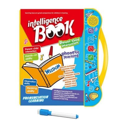 Interactive Kids Intelligence Learning Book with Sound & Pen Sunshine Toys 